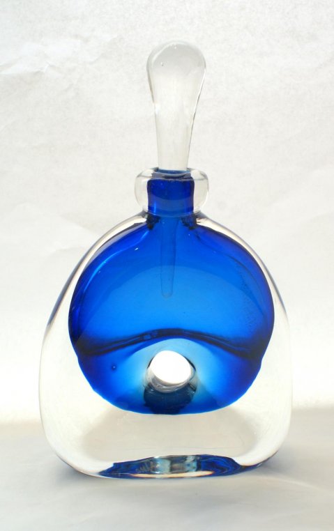 Jane  Charles - Mid Blue Aperture Bottle (JC58/18)