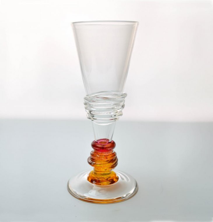 Bob Crooks - Ripple Champagne Glass (BCR366)