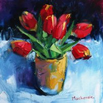 Jennifer Mackenzie Red Tulips