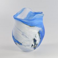 Lesley Clarke Cornish Blue Vase (LC117)