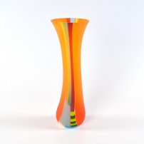 Ruth Shelley Orange Duo Fade XS Tall Vessel (RS80)