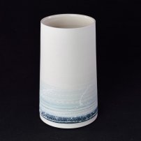 Steve Smith Conical Blue Vase (SS38)